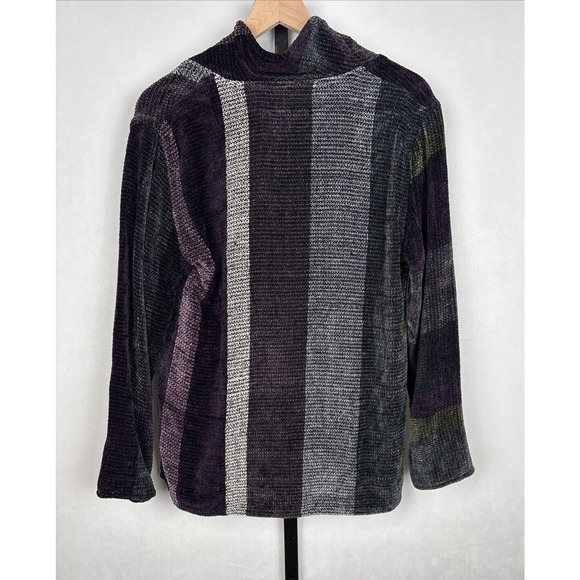 Barbara Holloway Fine Hand Weaving Chenille Cowl Sweater Fits Medium-Large Artsy - Picture 8 of 12
